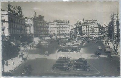 POSTAL DE MADRID. PUERTA DEL SOL