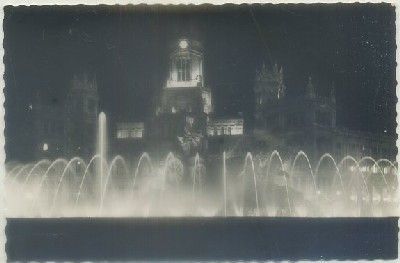 POSTAL DE MADRID. FUENTE DE LAS CIBELES