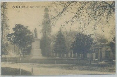 POSTAL ANTIGUA DE MADRID. ESTATUA DE MURILLO Nº 15