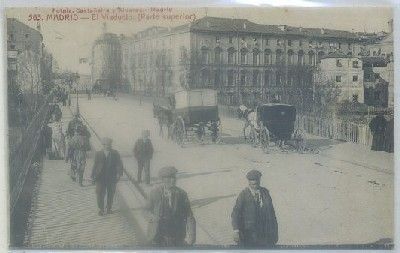 POSTAL ANTIGUA DE MADRID. VIADUCTO. PARTE SUPERIOR Nº 563
