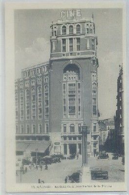 POSTAL ANTIGUA DE MADRID. EDIFICIO DE LA ASOCIACION DE LA PRENSA Nº 16