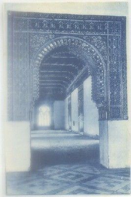POSTAL ANTIGUA DE MADRID. ALCALA DE HENARES. ARCHIVO SALON DEL CONCILIO