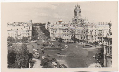 POSTAL DE MADRID. PLAZA DE LAS CIBELES Nº 129