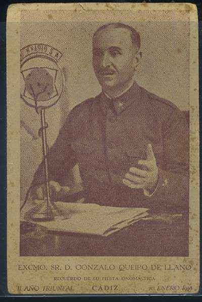 GENERAL GONZALO QUEIPO DE LLANO 1938