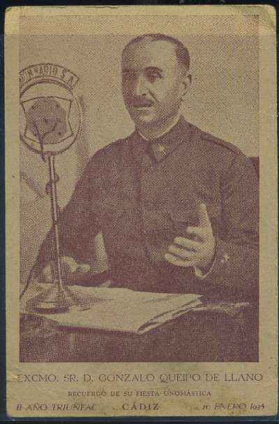 GENERAL GONZALO QUEIPO DE LLANO 1938