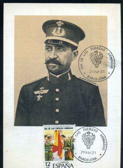 POSTAL DIA DE LAS FUERZAS ARMADAS 29-MAYO-1981