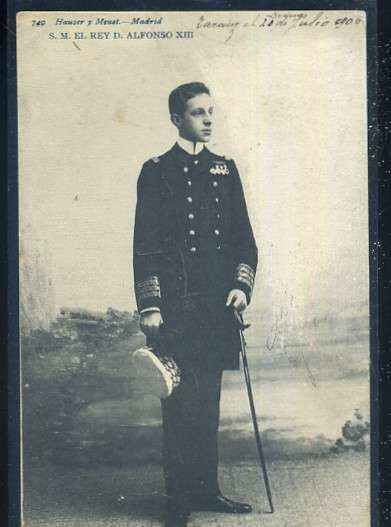 POSTAL DE S.M. EL REY ALFONSO XIII