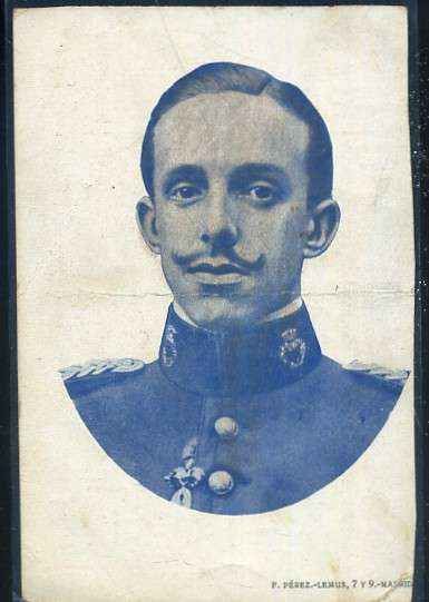 POSTAL SU MAJESTAD ALFONSO XIII - FESTEJOS MILITARES MADRID