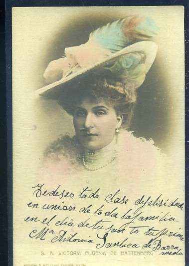 POSTAL MONARQUIA - S.A. VICTORIA EUGENIA DE BATTENBERG