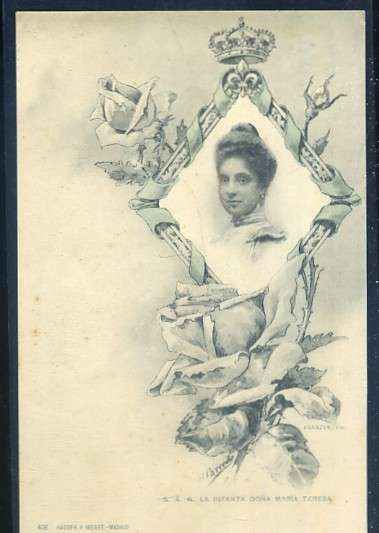 POSTAL MONARQUIA - S.A.R. LA INFANTA DOÑA MARIA TERESA