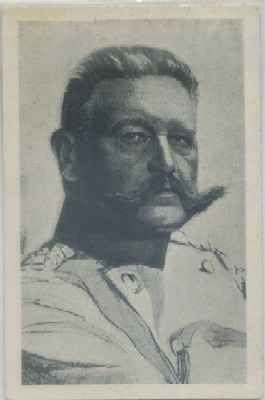 POSTAL MILITAR: GENERAL VON HINDENBURG. MARISCAL DE CAMPO. 1ª GUERRA MUNDIAL
