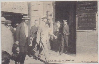POSTAL MILITAR. LE ROI D'ESPAGNE SUR L'INTENDANCE