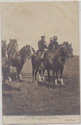 POSTAL MILITAR. S.M. D. ALPHONSE Xlll A CHALONS