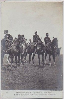 POSTAL MILITAR. S.M. D. ALPHONSE Xlll  A CHALONS