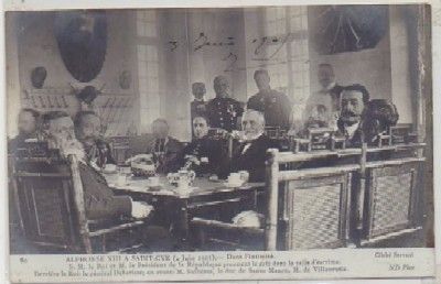 POSTAL MILITAR. S.M. D. ALPHONSE Xlll A SAINT-CYR