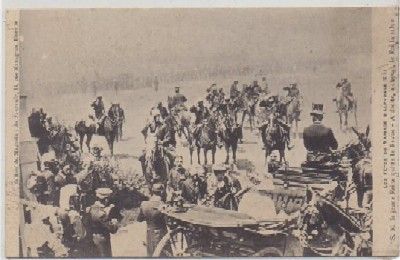POSTAL MILITAR. LES FETES DU MARIAGE D'ALPHONSE Xlll