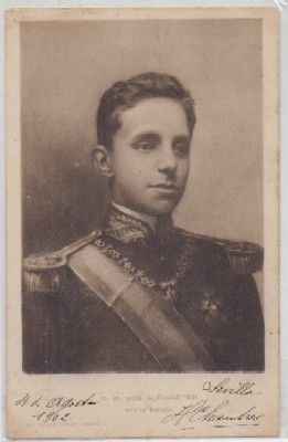 POSTAL DE S. M. ALFONSO  Xlll. REY DE ESPAÑA