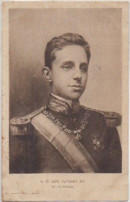 POSTAL DE S. M. ALFONSO  Xlll. REY DE ESPAÑA