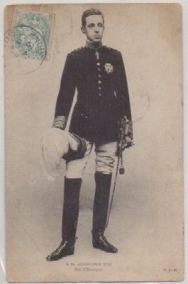 POSTAL DE ALFONSO Xlll. REY DE ESPAÑA