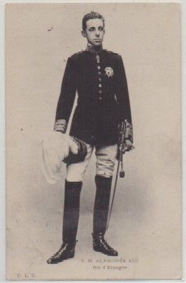 POSTAL DE ALFONSO Xlll. REY DE ESPAÑA