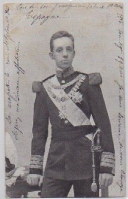 POSTAL DE ALFONSO Xlll. REY DE ESPAÑA