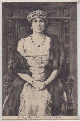 POSTAL DE S.M. LA REINA VICTORIA EUGENIA