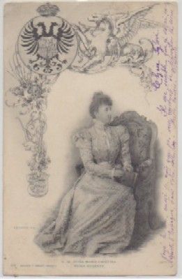 POSTAL DE S.M. MARIA CRISTINA REINA REGENTE