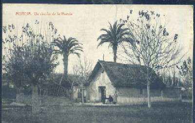 POSTAL ANTIGUA DE MURCIA - UN RINCON DE LA HUERTA