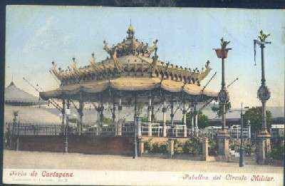 POSTAL ANTIGUA DE MURCIA - FERIA DE CARTAGENA PABELLON DEL CIRCULO MILITAR
