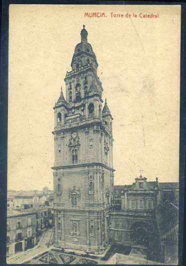 POSTAL ANTIGUA DE MURCIA - TORRE DE LA CATEDRAL