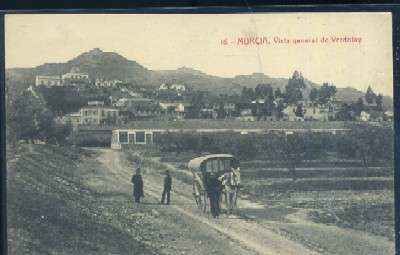 POSTAL ANTIGUA DE MURCIA - VISTA GENERAL DE VERDOLAY