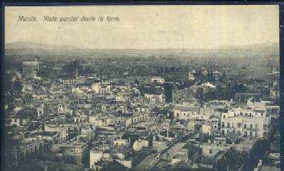 POSTAL ANTIGUA DE MURCIA - VISTA PARCIAL DESDE LA TORRE