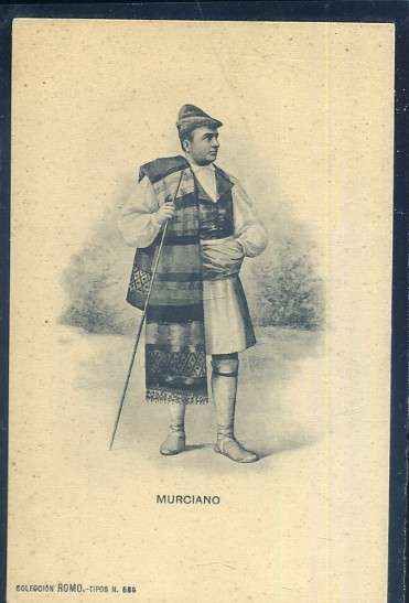 POSTAL ANTIGUA DE MURCIA - MURCIANO TIPOS Nº 555