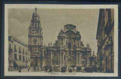 POSTAL ANTIGUA DE MURCIA - PLAZA DE BELLUGA Nº 1