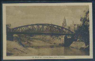 POSTAL ANTIGUA DE MURCIA - PUENTE NUEVO SOBRE EL SEGURA Nº 10