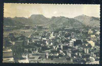 POSTAL DE CARTAGENA ( MURCIA ) Nº 27 VISTA PARCIAL AL FONDO ASTILLEROS