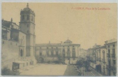 POSTAL ANTIGUA DE MURCIA. LORCA. PLAZA DE LA CONSTITUCION