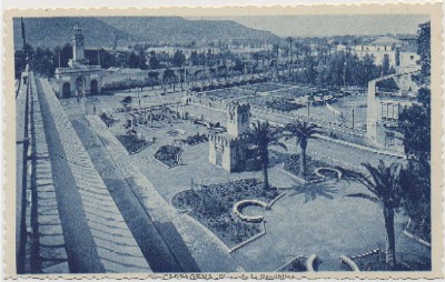 POSTAL ANTIGUA DE MURCIA. CARTAGENA. PLAZA DE LA REPUBLICA