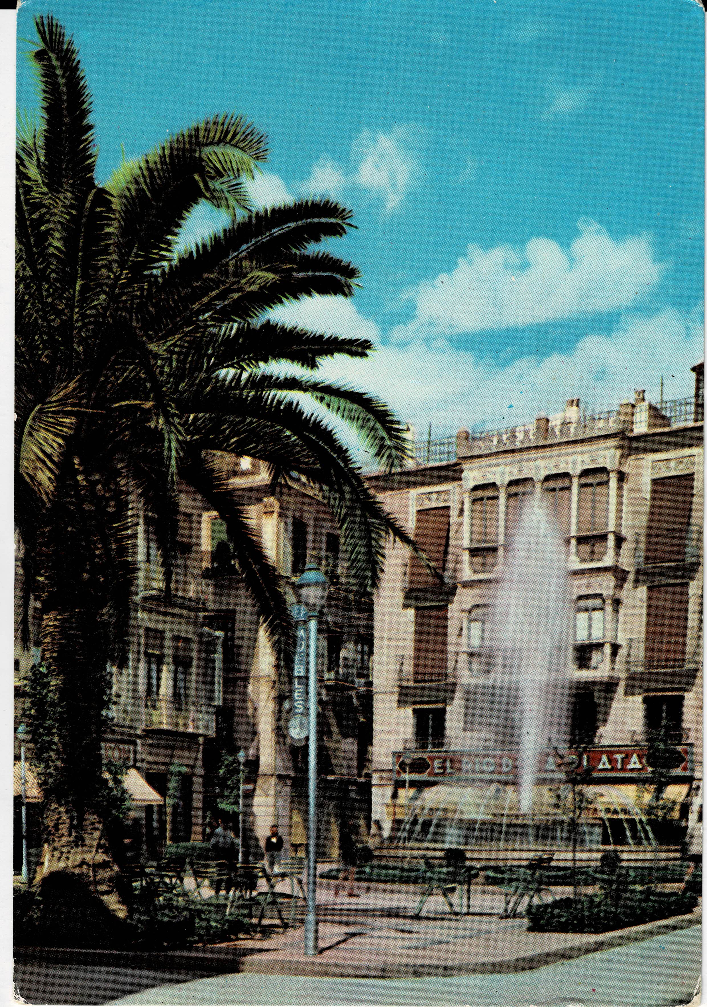 POSTAL MODERNA DE MURCIA. PLAZA DE LAS FLORES