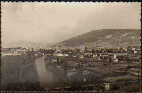 POSTAL DE PAMPLONA. Nº 35. RIO ARGA Y BARRIO DE LA ROCHAPEA.