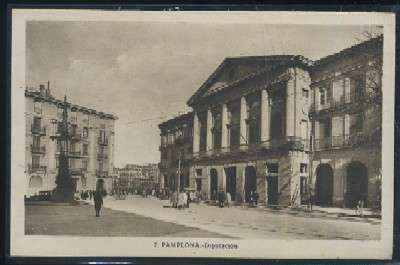 POSTAL ANTIGUA DE NAVARRA PAMPLONA - DIPUTACION