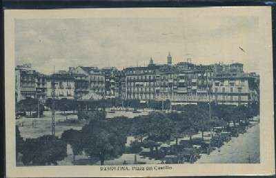 POSTAL ANTIGUA DE NAVARRA PAMPLONA - PLAZA DEL CASTILLO