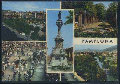 POSTAL DE PAMPLONA - 4 VISTAS