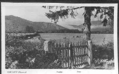POSTAL DE BURGUETE PRADOS