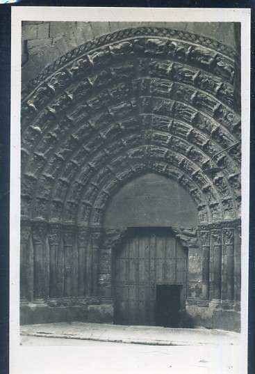 POSTAL DE TUDELA - CATEDRAL PUERTA DEL JUICIO