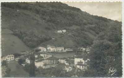 POSTAL DE NAVARRA. PAYS BASQUE ARNEGUY. VUE GENERALE