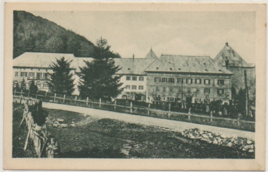 POSTAL DE NAVARRA. RONCESVALLES. NAVARRA. LA CASA DE LOS CANÓNIGOS