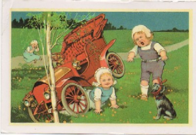 POSTAL DE NIÑOS. REPRODUCCION.