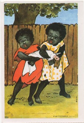 POSTAL DE NIÑOS. REPRODUCCION.