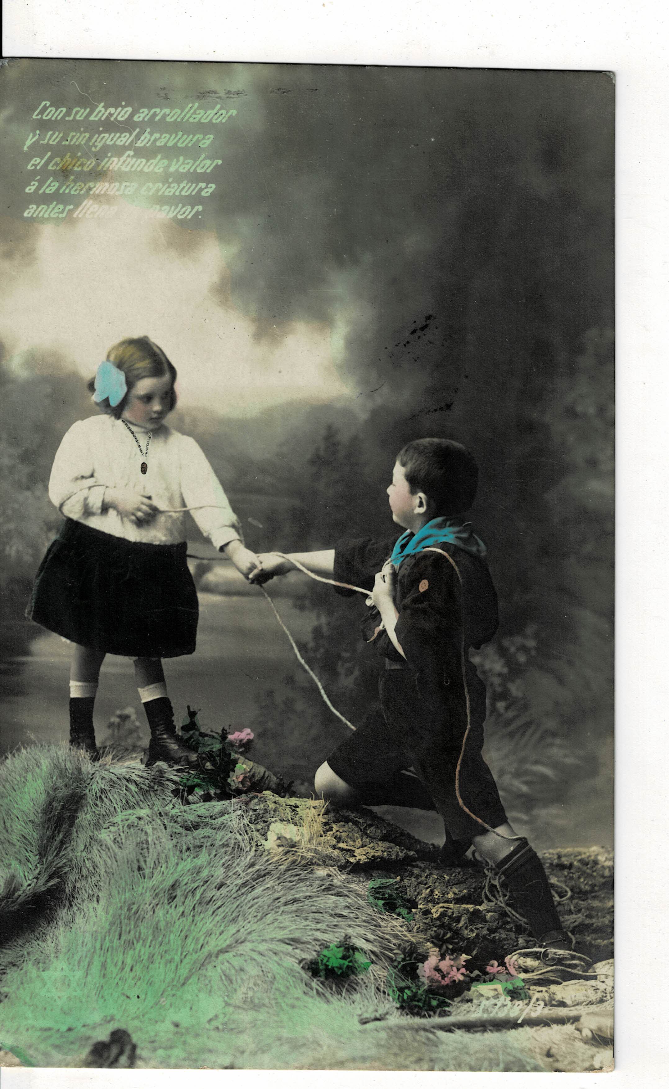 POSTAL DE NIÑOS.